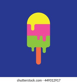 Popsicle Icon Vector