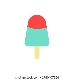 popsicle icon vector illustration flat style. summer icon set.