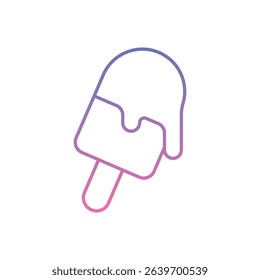 Popsicle Icon vector stock illustration