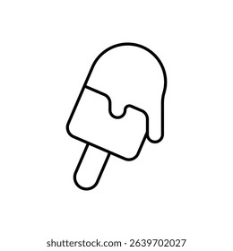 Popsicle Icon vector stock illustration