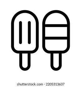 Popsicle Icon Vector Symbol Design Illustration