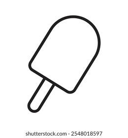 Popsicle icon web design in vector