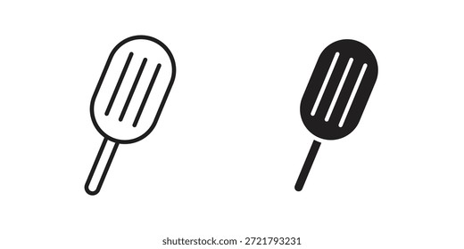 Ícone de picolé para o design do seu site, logotipo, aplicativo, UI. EPS10