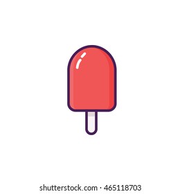 Popsicle Illustration Icon