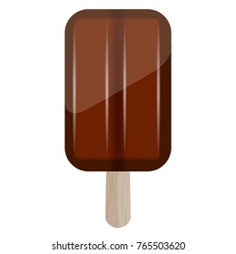 Popsicle isolated on a white background, Vector illustration