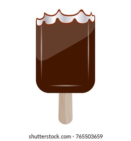 Popsicle isolated on a white background, Vector illustration