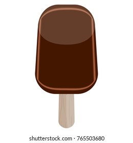 Popsicle isolated on a white background, Vector illustration