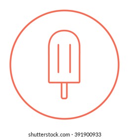 Icono de línea de la pantalla.