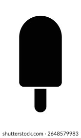 Popsicle with stick representing frozen sweet summer dessert cold refreshing snack treat food enjoyment