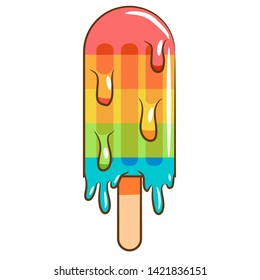 popsicle vector graphic design clipart