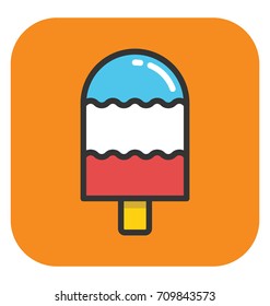 Popsicle Vector Icon