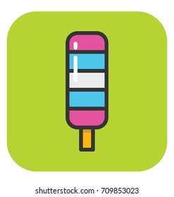 Popsicle Vector Icon