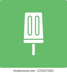 Popsicle vector icon. Can be used for printing, mobile and web applications.