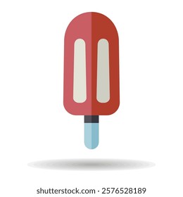 Popsicle vector icon. Fast food sign. Graph symbol for cooking web site and apps design, logo, app, UI