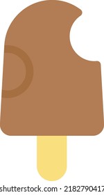 popsicle Vector illustration on a transparent background. Premium quality symmbols. Line Color vector icons for concept and graphic design.