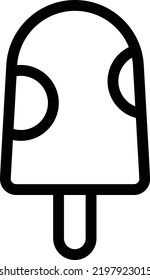 ilustración de popsicle Vector en un fondo transparente.Símbolos de calidad premium.Icono de vector de línea delgada para diseño de concepto y gráfico.
