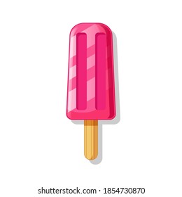 Popsicle vector isolated on white background