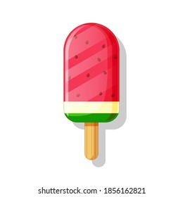 Popsicle vector isolated on white background
