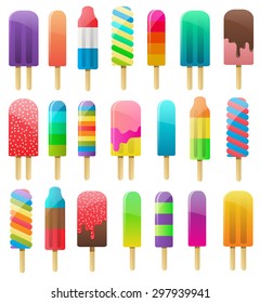 Popsicle Vector Set