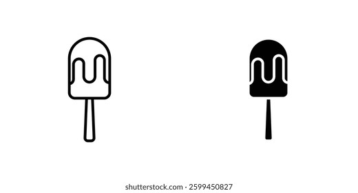 Popsicleicons for ui. vector illustration