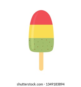 Popsicles, fruit ice cream on a stick