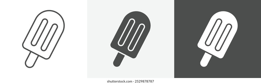 popsicles icon Vector illustration art