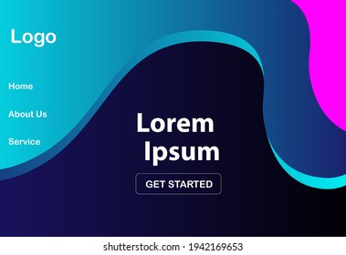 popular abstract background with attractive gradations used for websites, premium vektor 