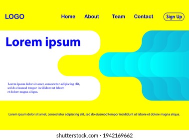 popular abstract background for website landing pages, premium vektor 