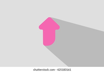  Popular arrow icon on background