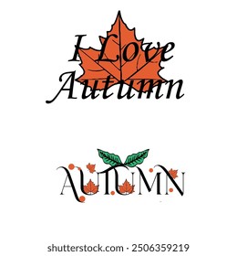 popular Autumn t-shirt design vector illustration typography, art