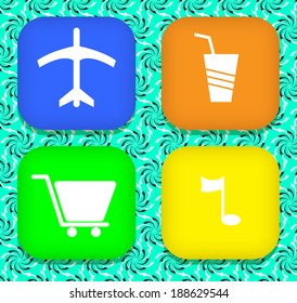 popular basic design icon. vector
