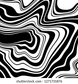 Popular black and white marble background. Modern Vector Illustration