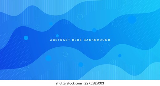 Popular blue bright gradient abstract background with geometric shapes compotition.colorful blue wave design. simple elegant concept. Eps10 vector