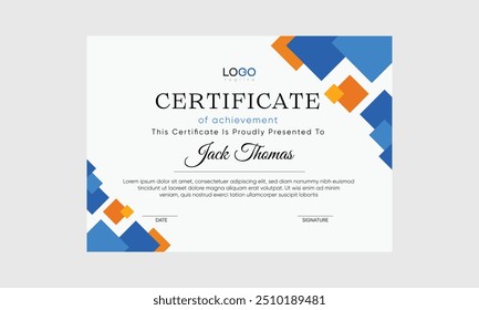 popular certificate vector template. certificate. certificate background