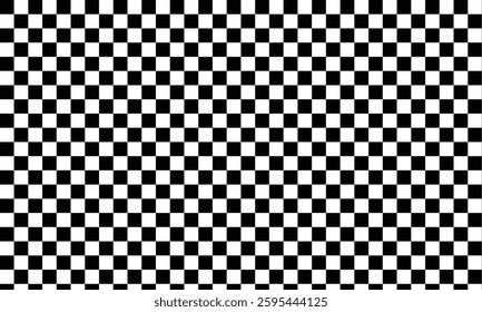 Popular checkered chess abstract background seamless pattern. Vector illustration. stock image.