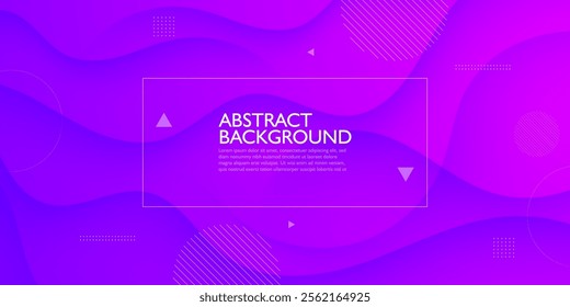 Popular colorful purple abstract background with shadow wave pattern. Purple gradient color on background. Eps10 vector