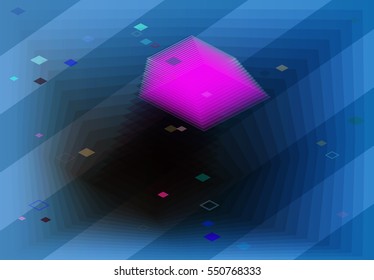 popular conclusion into gem vector background, information in stylish faction