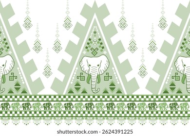 padrão de elefante popular em estilo asiático este gráfico de elefante está na moda na tailândia e sudeste asiático e este elefante e bebê elefante pode ser para a indústria têxtil e qualquer pacote