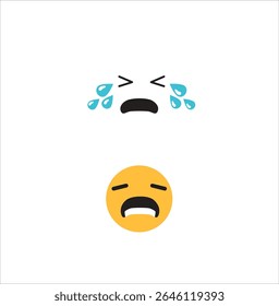 conjunto popular de arte vetorial emoji 