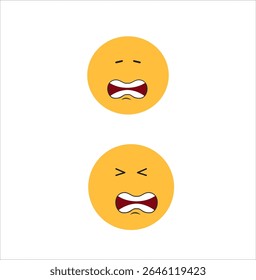 conjunto popular de arte vetorial emoji 