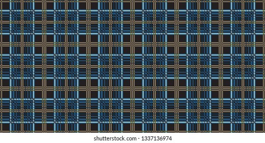 Popular fashion print design for fabric or other products in 2019. Scottish cell fabric. Tartan seamless pattern. Pattern in a cell.