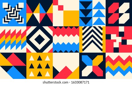 Popular free geometric pattern background vector