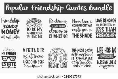 
Popular Friendship Quotes SVG Cut Files Designs Bundle. Friendship quotes SVG cut files, Friend quotes t shirt designs, Saying about Friends, Friends signs cut files, Friendship signs eps files, SVG