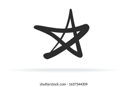 popular hand drawing star decor