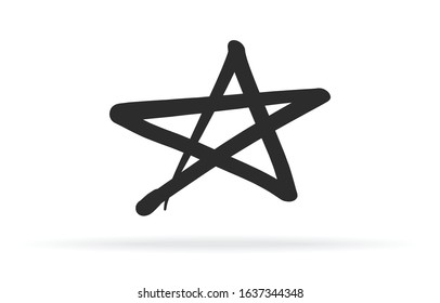 popular hand drawing star decor