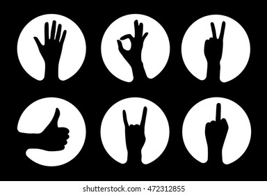 Popular hand gestures