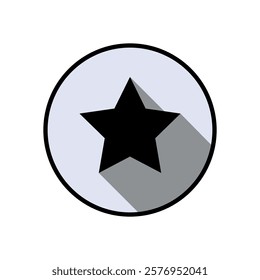 Popular Icon. Star Symbol Many Viewers - Vector. 