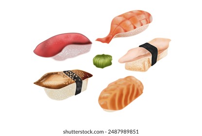 Popular Japanese food Sushi that everyone knows