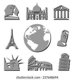 Popular Landmark. Vector EPS10.