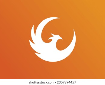 Popular Logogram for Phoenix, Template Logo and Editable